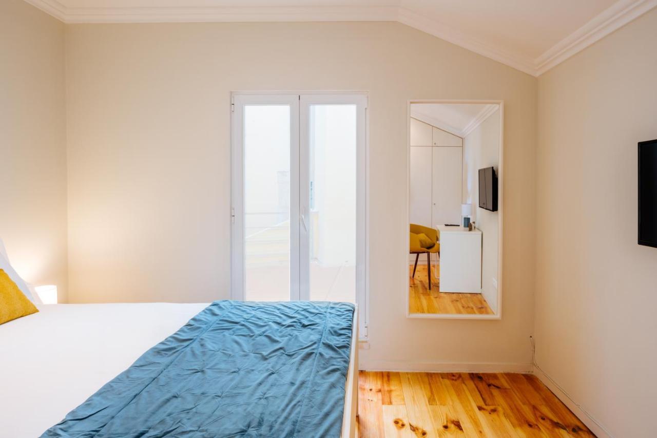 Chambre Double avec Terrasse et Salle de Bains Commune