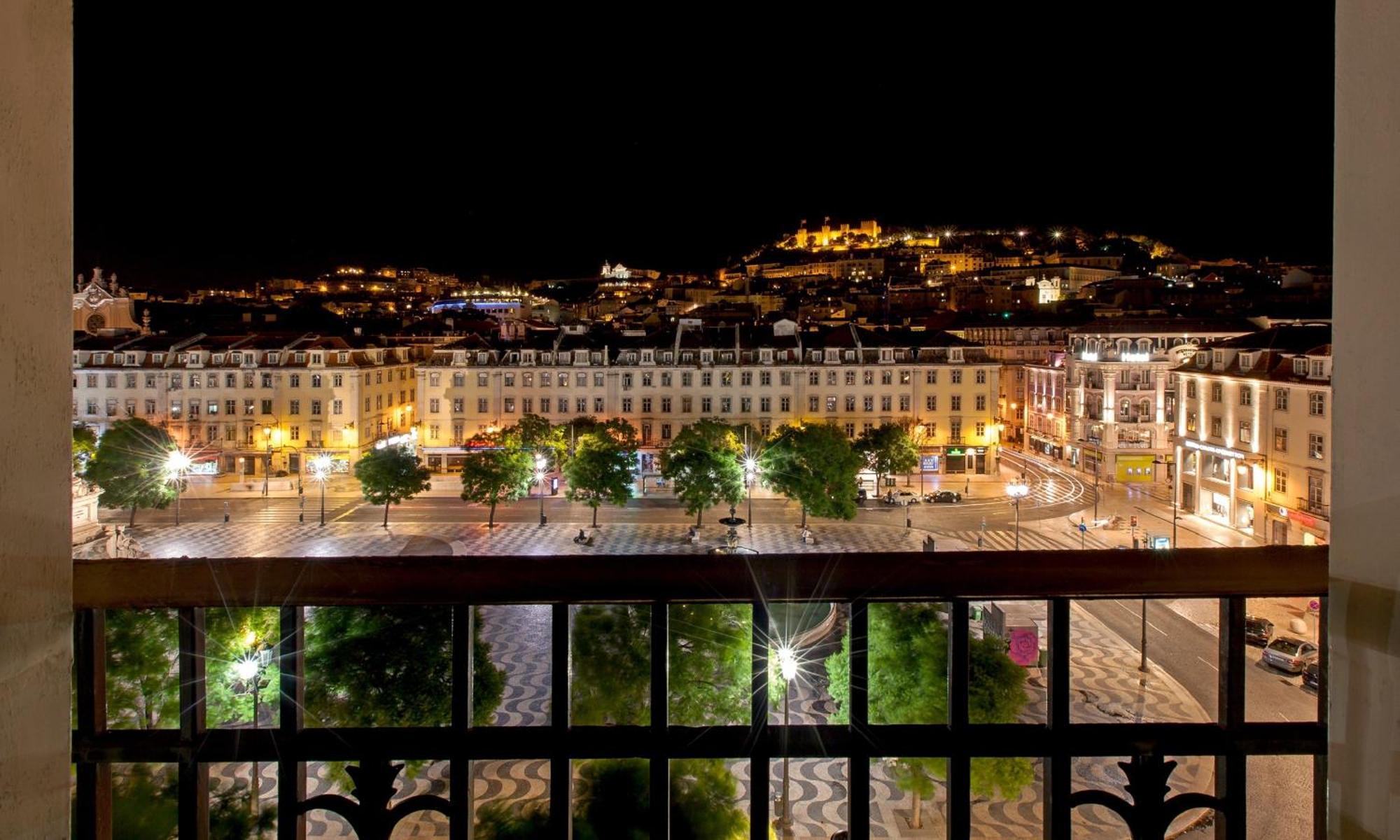 Chambre Double ou Lits Jumeaux - Vue sur la Place Rossio