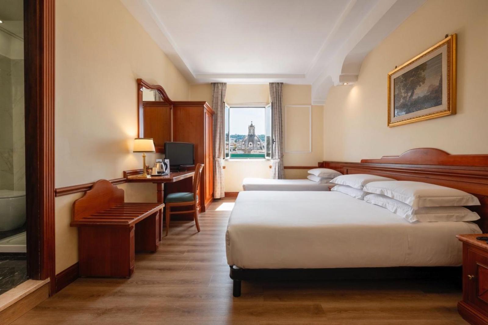 Chambre Quadruple avec Vue sur la Ville