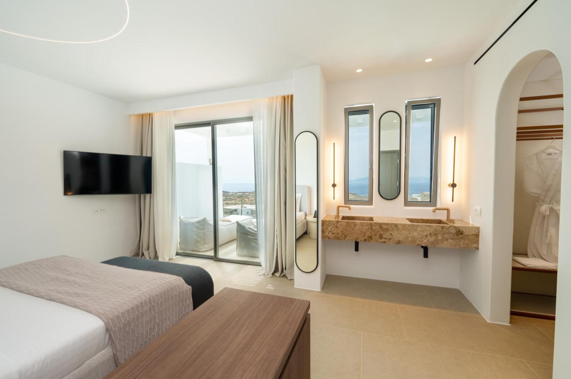 Suite Junior avec Bain à Remous - Vue sur Mer