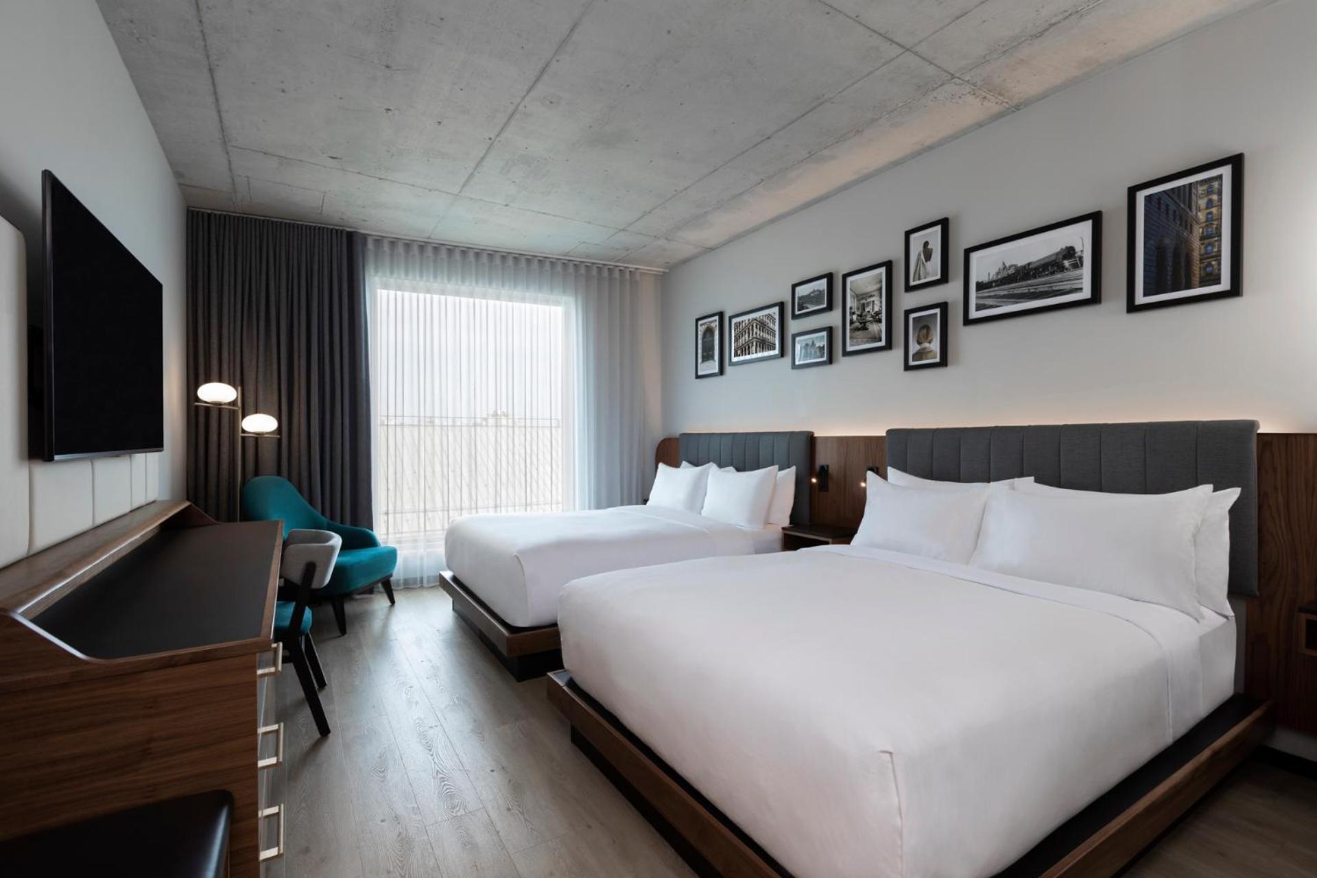 Chambre avec 2 Lits Queen-Size - Vue sur Ville