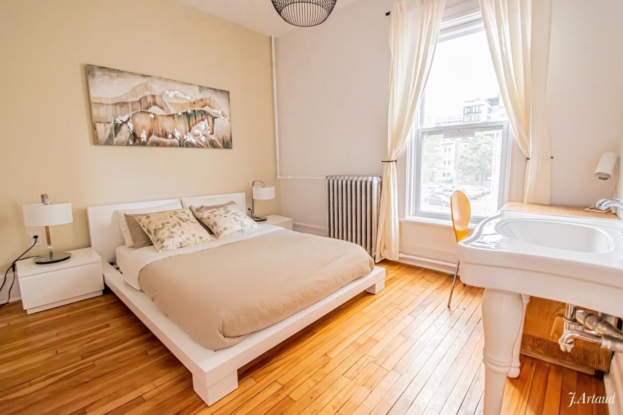 Chambre Double avec Salle de Bains Commune