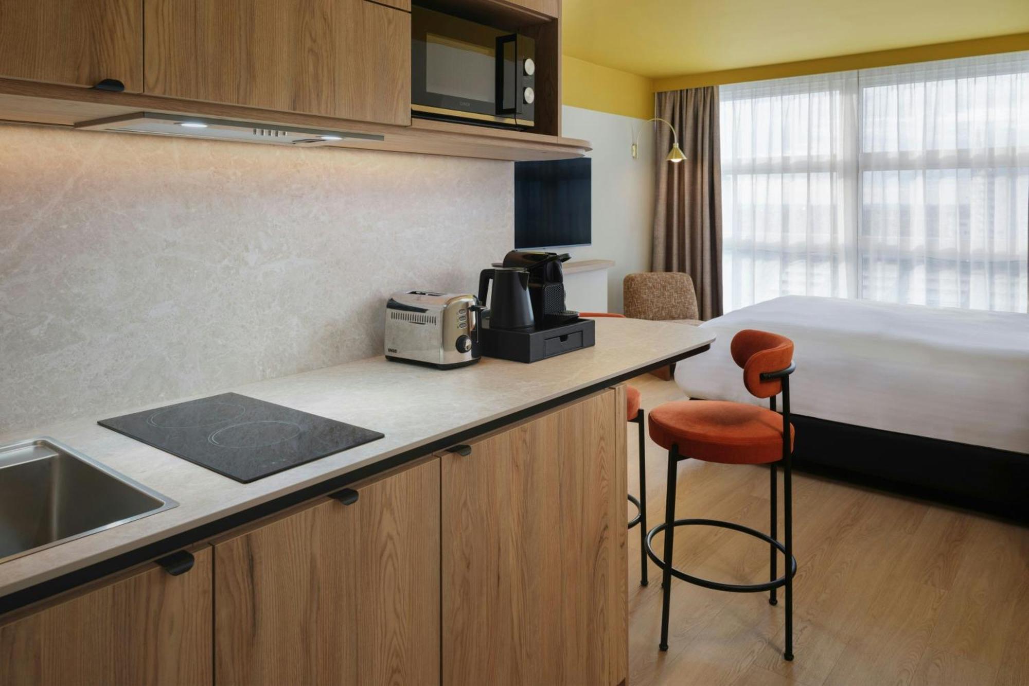 Studio King avec 1 Lit King-Size - Vue sur Ville - Étage Supérieur