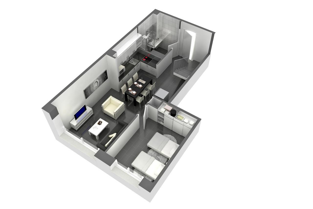 Appartement Duplex 3 Chambres (3-6 Adultes)
