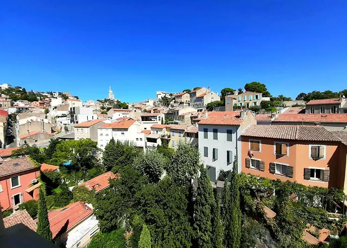 Chambre avec vue Notre Dame de la Garde Marseille
