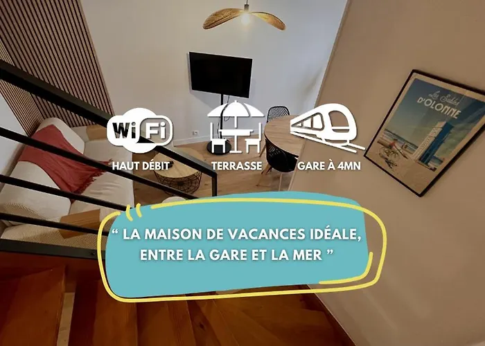 Le Cocon Sablais - 2 bedrooms - Garage - Plancha Les Sables-dʼOlonne