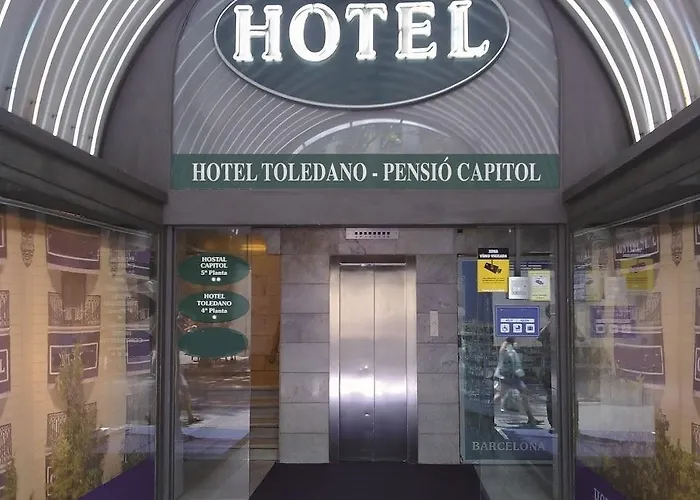 Hostal Capitol Ramblas Barcelone